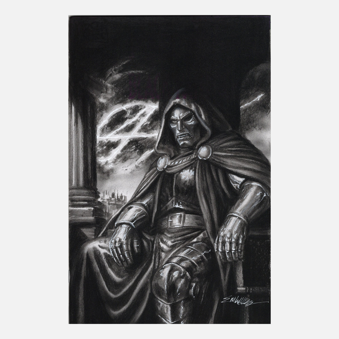 Manu Silva Dr. Doom Sketch Cover