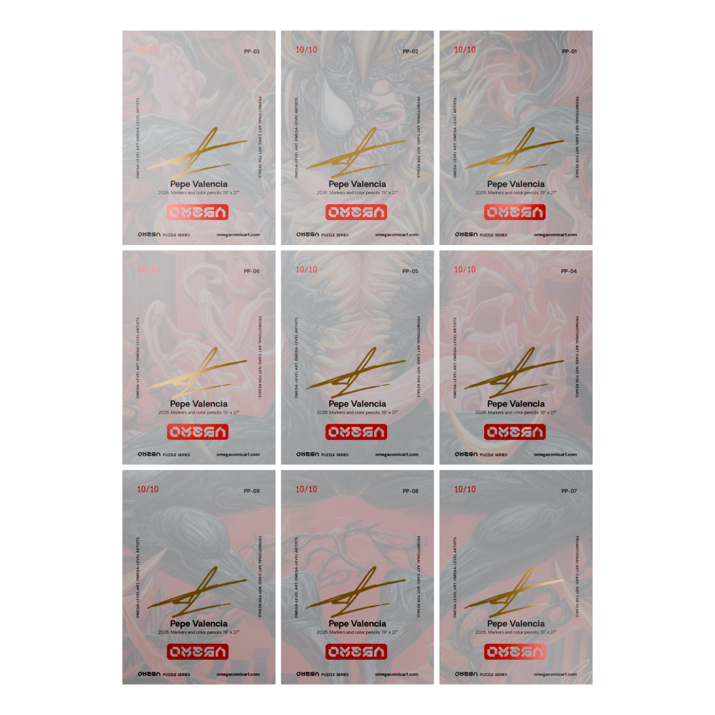 Pepe Valencia Fine Art Series Puzzle Set